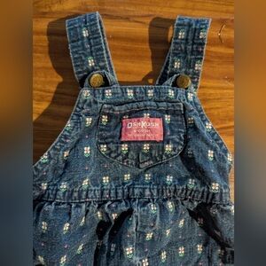 OshKosh B'gosh Kids' Blue Patterned Overalls